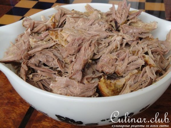 Мясо под Одеялом из Листьев Кукурузных Початков ! ! !