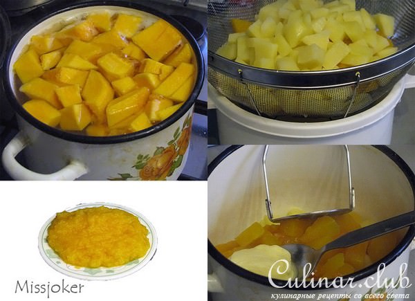 Пшенично-мясная запеканка