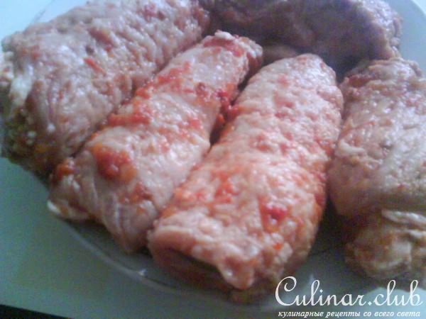 Крученики традиционные (с огурцом и сыром)