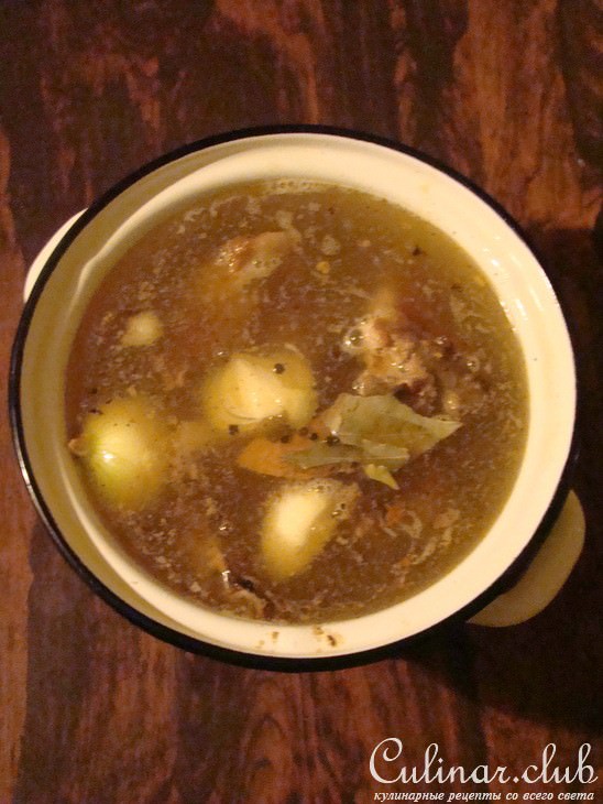 мочанка с картофельными блинами