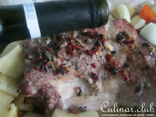 Кабан запеченный с овощами ("Я + Серж Маркович=.."