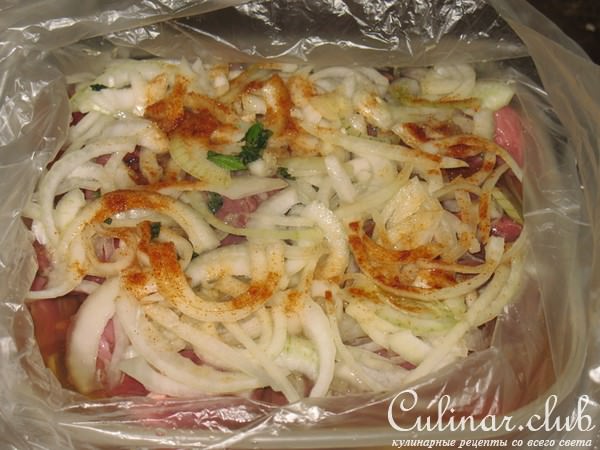 Мясное рагу с овощами по-эльзасски.