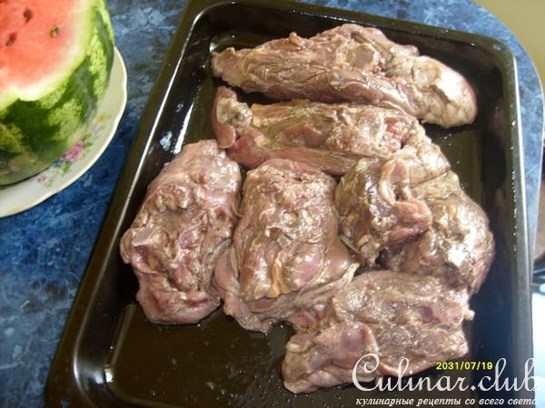 запеченная баранина с розмарином и овощами
