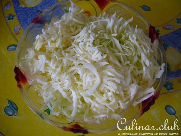 Тушёная капуста со свиными рёбрышками
