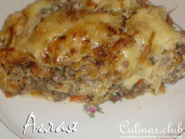 Запеканка с капустой