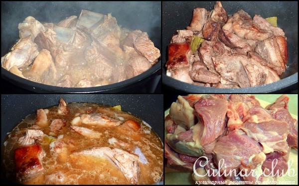 Мясо молодого барашка в компании овощей (вариант)