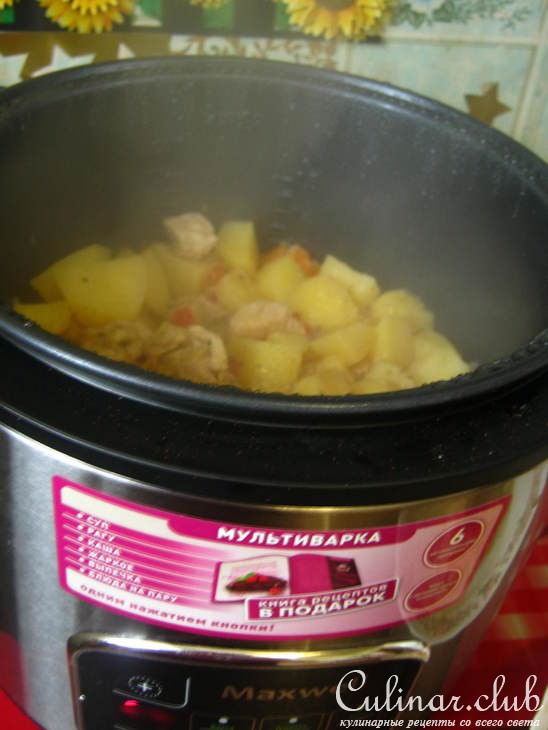 Картофель тушеный с мясом (Тест-драйв)