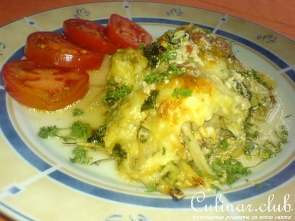 Мясо, соя и сырная корочка