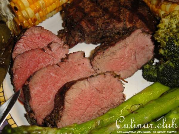 Стэйк говяжий. (beef tenderloin)