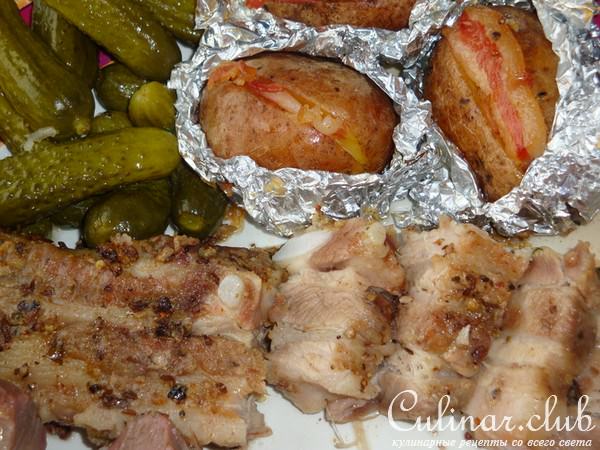 Запеченое мясо для хорошей компании