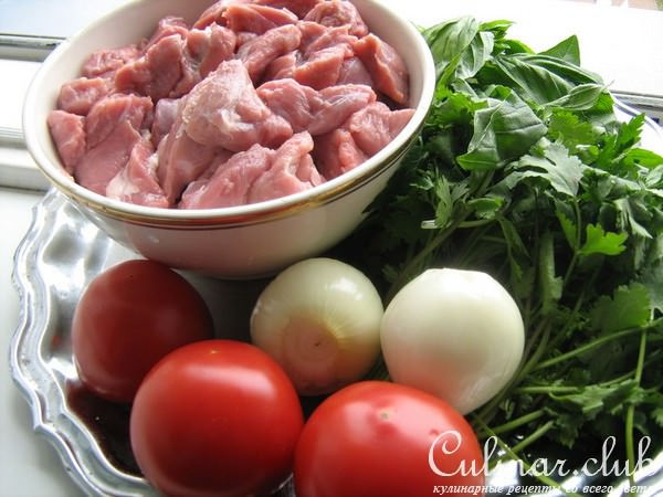 ЧАШУШУЛИ - тушеное мясо