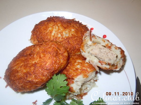 Дранники с мясом (или колдуны)