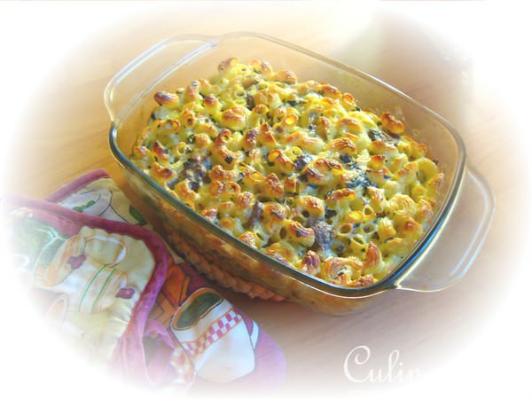 Макаронная запеканка.