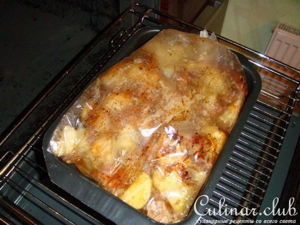 Жаркое из мяса с картофелем