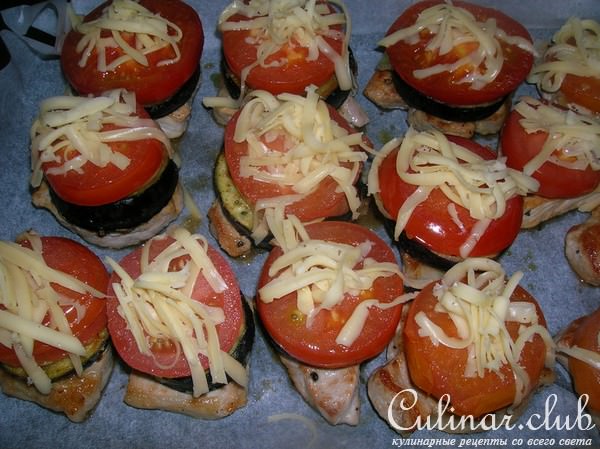 "Башенки" мясо-овощные почти из Андалузии 