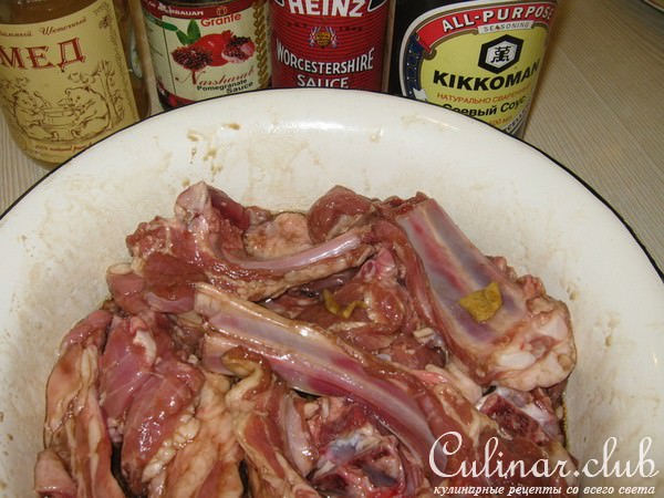 Рёбрышки с ароматным рисом "микс".
