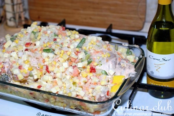 Кролик с овощами духовой (возможно вариантом)