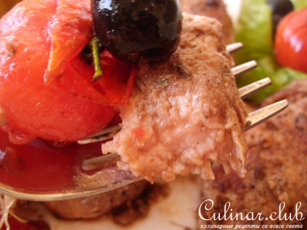 Маринованная свинина под винным соусом или это долгое, долгое, долгое мясо!