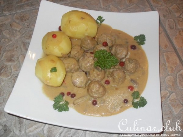 Коттбулар - мясные фрикадельки (Kttbular) 