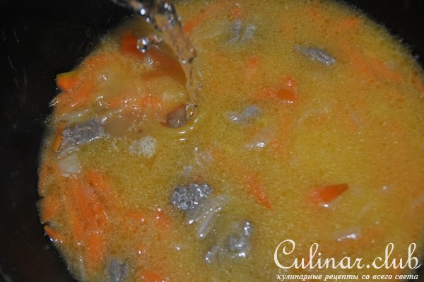 Шавля-рисовая каша с мясом.Узбекская кухня.