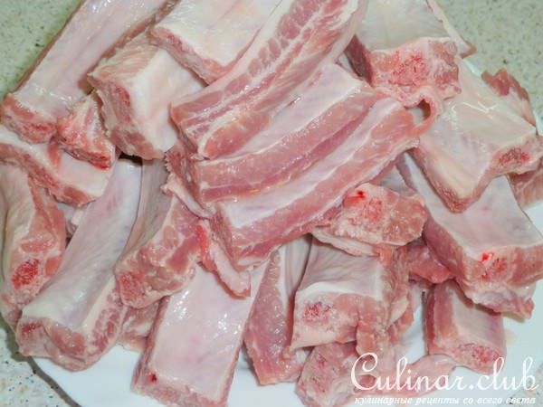 Ребрышки свиные, запеченные