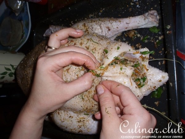 Фаршированная утка