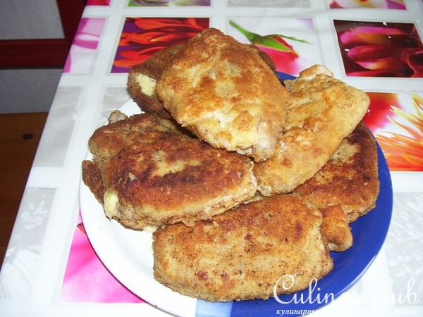 отбивные с ветчиной и сыром