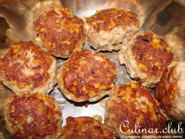 Котлетки с сыром в сливках (вариант)