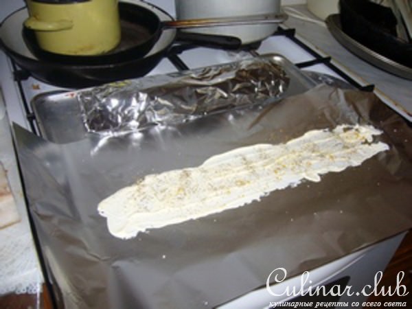 Ребрышки запеченые с грибами и сыром