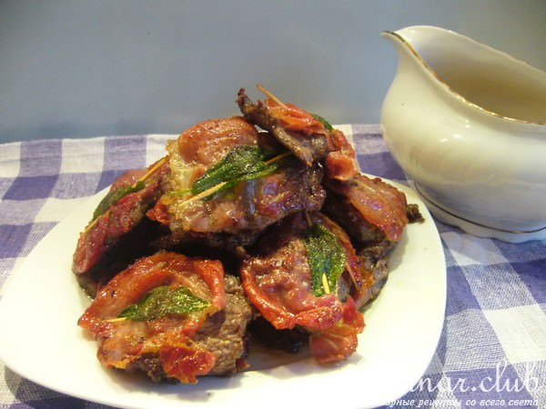 Saltimbocca alla Romana (Шницель по-римски)