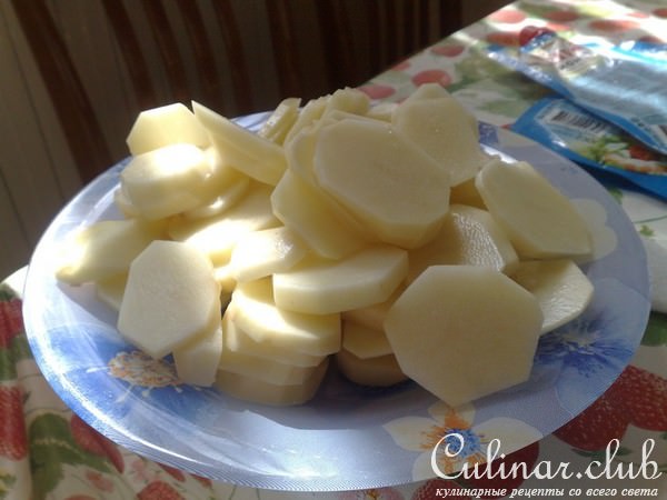 Мясо по-французски со сливками(мой вариант)