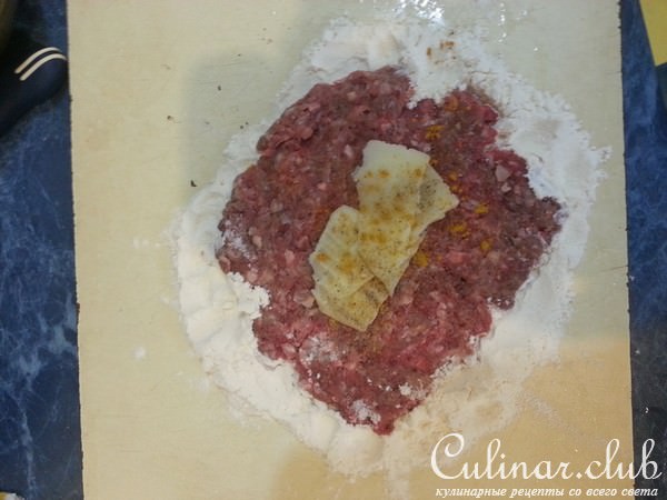 Котлетки фаршированные сыром