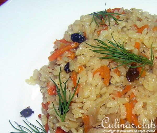 Свиные ребрышки с рисом.