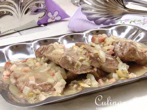 Говядина с моллюсками 