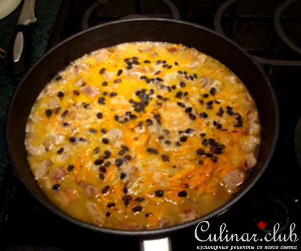 Плов ну очень восточный ( с бараниной и булгуром)