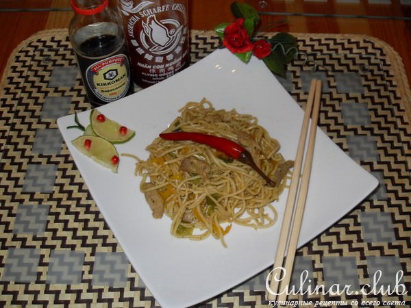 мясо в кисло-сладком соусе (по мотивам Bami Goreng)