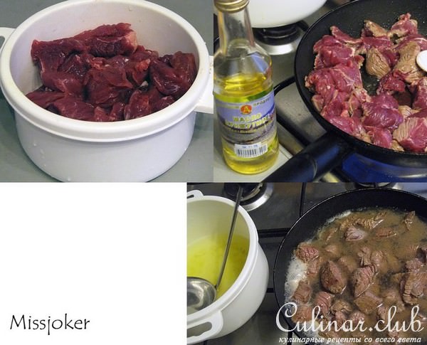 Пшенично-мясная запеканка