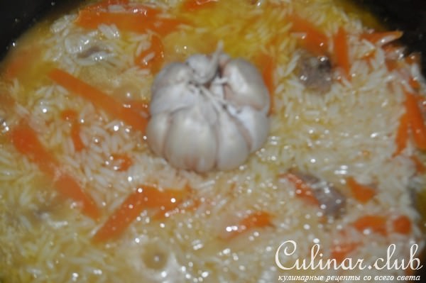 Шавля-рисовая каша с мясом.Узбекская кухня.