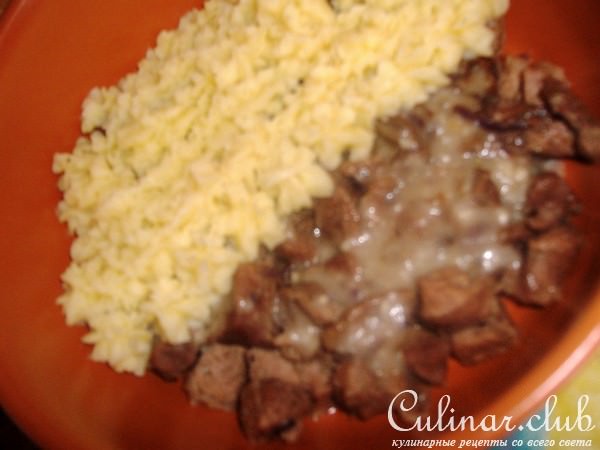 Мясо под картофельной шубой