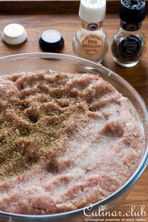Рисово-мясные зразы с чечевичным гарниром