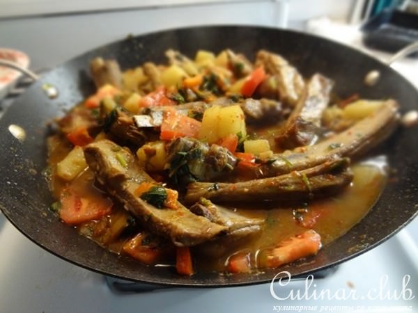 " Бараньи Рёбра с Овощами "