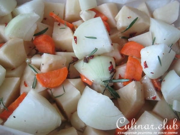 Кабан запеченный с овощами ("Я + Серж Маркович=.."