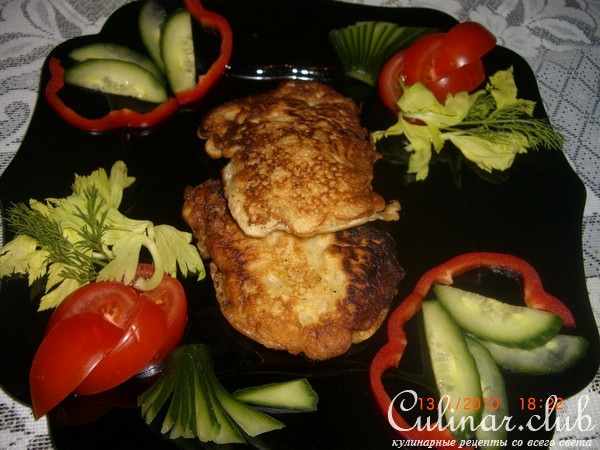 Пикантные отбивные из свинины в кляре
