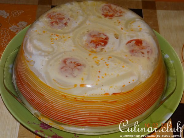 Макаронный пирог с начинкой