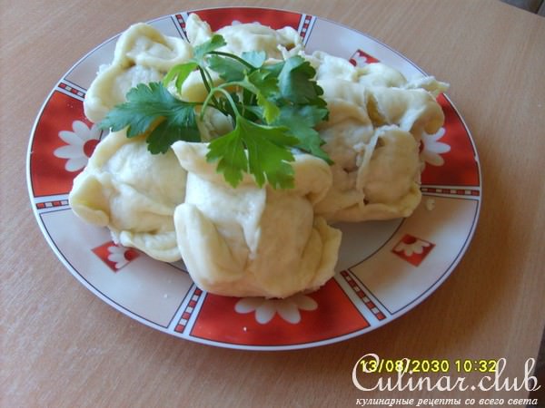 МАНТЫ ИЗ ДРОЖЖЕВОГО ТЕСТА