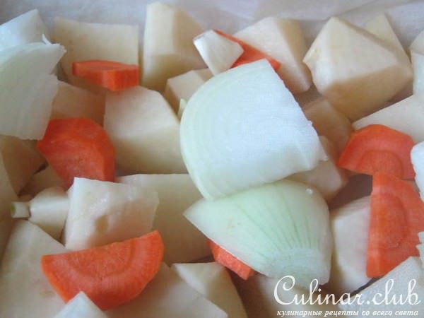 Кабан запеченный с овощами ("Я + Серж Маркович=.."