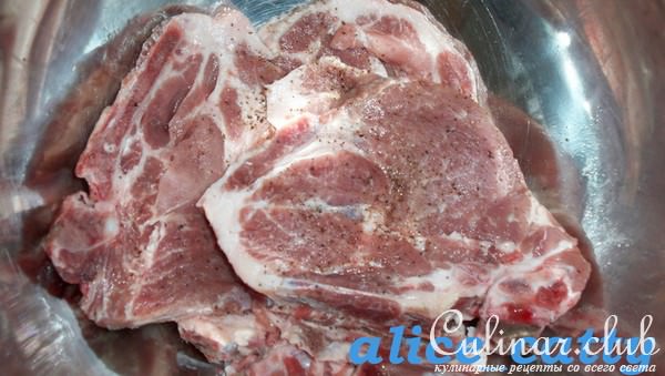 Вариация на тему "Мясо по французски"