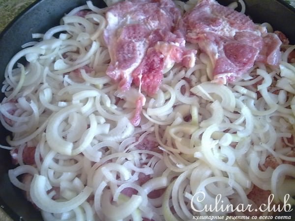 Свининка с прослойкой из лука