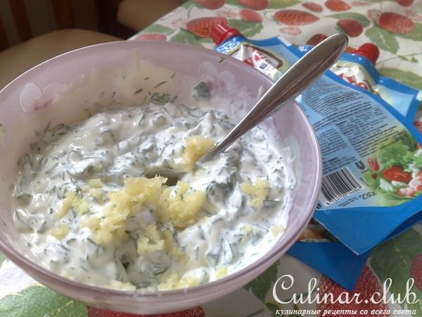 Мясо по-французски со сливками(мой вариант)