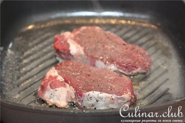tenderloin на фуагра под соусом порто